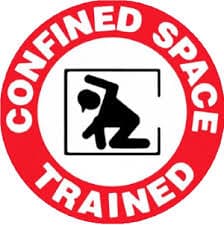 Confined Space Trained Badge